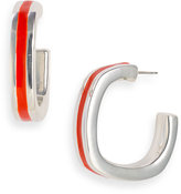 Thumbnail for your product : Simon Sebbag 'Palm Beach' Squared Enamel Hoop Earrings