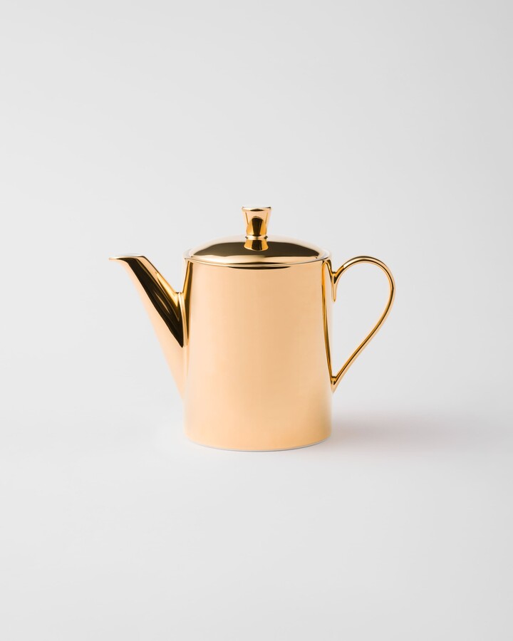 Prada Porcelain coffee pot - Solid Gold