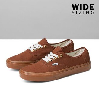 vans classic brown sole