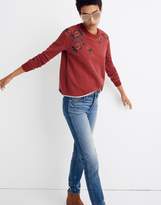 Thumbnail for your product : Madewell Embroidered Cutoff Sweatshirt