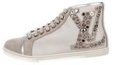 Thumbnail for your product : Louis Vuitton Studded Punchy Sneakers