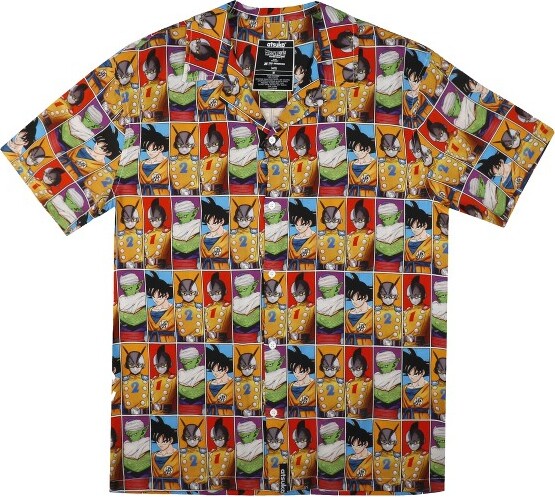 Dragon Ball Z DragonBallSuper:SuperHeroCharacterPosterAll-OverPrintShortSleeveButton-DownShirt-XL