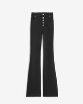 Thumbnail for your product : Express High Waisted Supersoft Button Fly Bell Flare Pant