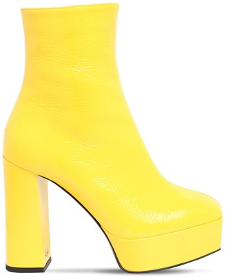 Giuseppe Zanotti 120mm Patent Leather Ankle Boots
