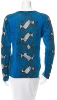 Thumbnail for your product : Equipment Cashmere Snake Print Sweater