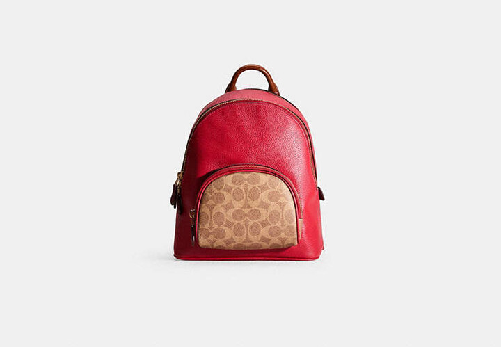 Restored Carrie Backpack 23 In Colorblock Signature Canvas