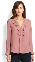 Thumbnail for your product : Joie Jayanne Silk Ruffled Blouse