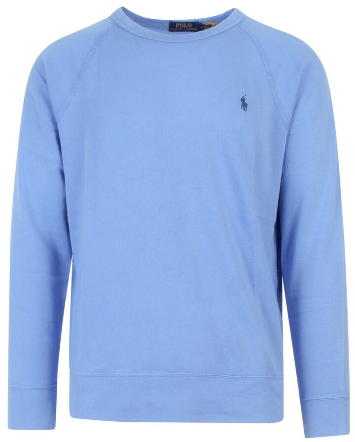 Polo Ralph Lauren Logo Embroidered Crewneck Sweatshirt - ShopStyle Sweaters
