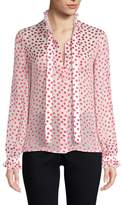 Thumbnail for your product : Saloni Emilie Polka Dot Top