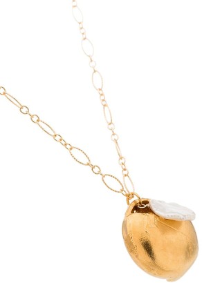 Alighieri 24K gold-plated The Jaja pearl necklace