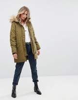 Thumbnail for your product : Vero Moda Faux Fur Hooded Parka