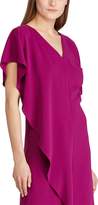 Thumbnail for your product : Ralph Lauren Ruffle-Overlay Crepe Dress