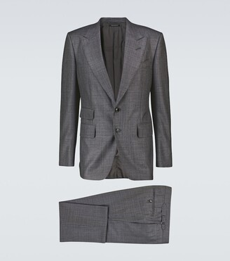 Tom Ford Wool and silk checked suit