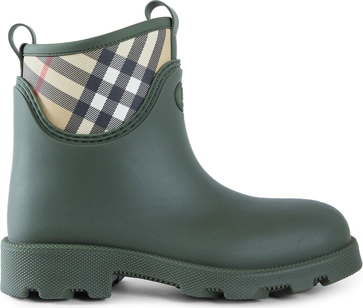 Burberry Rubber Marsh Stamp Low Boots