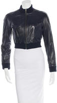 Thumbnail for your product : Diane von Furstenberg Leather Bomber Jacket
