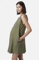 Thumbnail for your product : Topshop Moto Khaki Maternity Dress