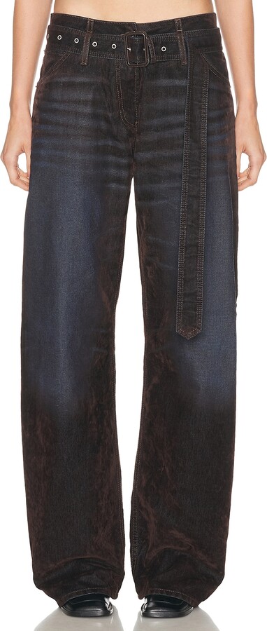 Acne Studios Page Wide Leg in Brown