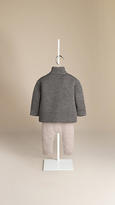 Thumbnail for your product : Burberry Double-knit Cashmere Silk Blend Jacket