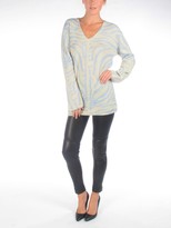 Thumbnail for your product : Carven Zebra Oversized V Neck Sweater