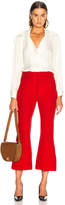 Thumbnail for your product : Smythe Crop Kick Pant in True Red | FWRD