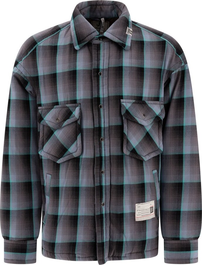 Maison Mihara Yasuhiro Checked Padded Jacket