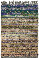 Thumbnail for your product : Unique Loom Hand Knotted Moroccan Semi Antique Wool Area Rug - 3' 2 x 4' 5