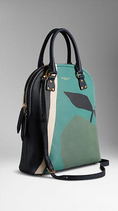 Burberry The Medium Bloomsbury In The Orchard Print Leather