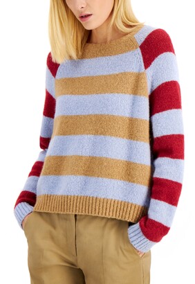 Weekend Max Mara Striped Geo Sweater - ShopStyle