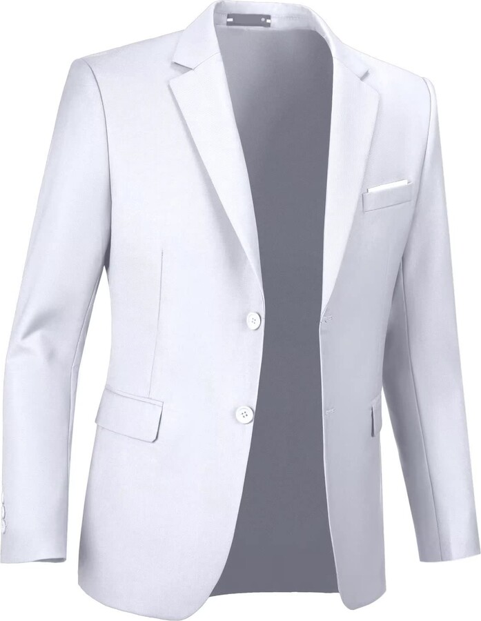 JOYLYJOME Mens Suit Casual Jacket Sport Coat 2 Buttons Wedding Tuxedos