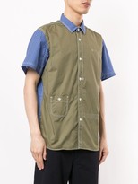 Thumbnail for your product : Junya Watanabe Short Sleeve Contrast Collar Shirt