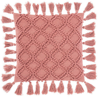 Linen House Circlet Cushion in Blossom Pink Cushion-48x48cm