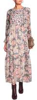 Thumbnail for your product : See by Chloe Crepe De Chine-paneled Floral-print Silk-georgette Maxi Dress