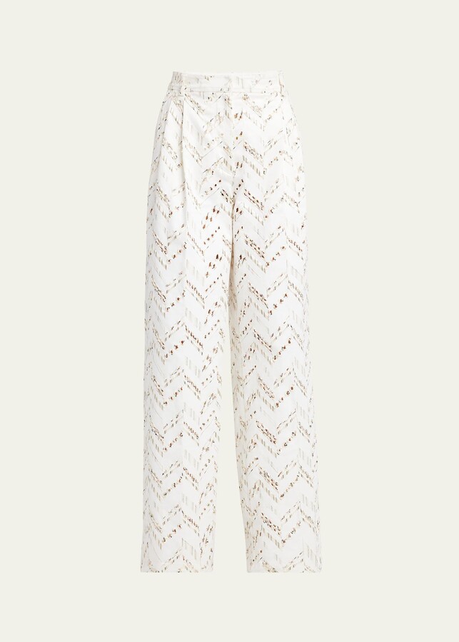 Broderie Anglaise Trousers | ShopStyle