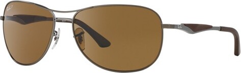Ray-Ban Ray-BanRB351959mmManPilotSunglassesPolarizedBrownLens