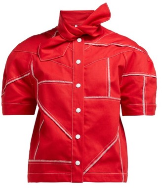 red denim shirt womens