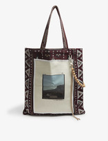 Thumbnail for your product : Song For The Mute Graphic-print nylon tote bag
