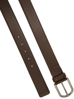 Thumbnail for your product : a. testoni Embossed Leather Belt