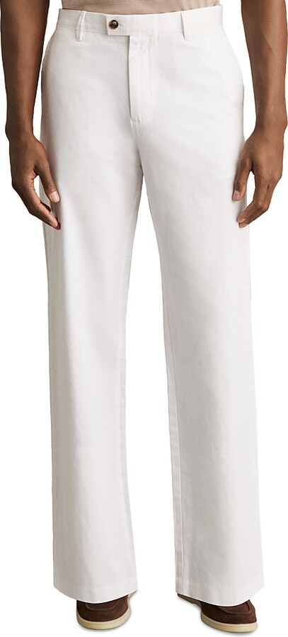 Reiss Relaxed Fit Cotton Linen Chinos