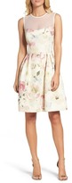 Thumbnail for your product : Maggy London Metallic Brocade Fit & Flare Dress