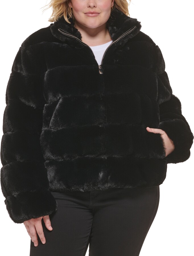 Calvin Klein Faux Fur Coats | ShopStyle