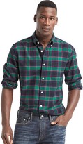 Thumbnail for your product : Gap Oxford holiday plaid standard fit shirt