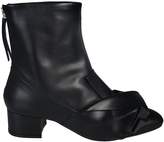 Thumbnail for your product : N°21 N.21 Folded Ruffle Detail Ankle Boots