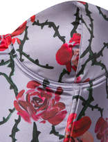 Thumbnail for your product : Fleur Du Mal floral print bodysuit