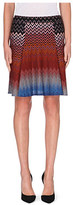 Thumbnail for your product : Missoni Chevron knit flared skirt Green/gold