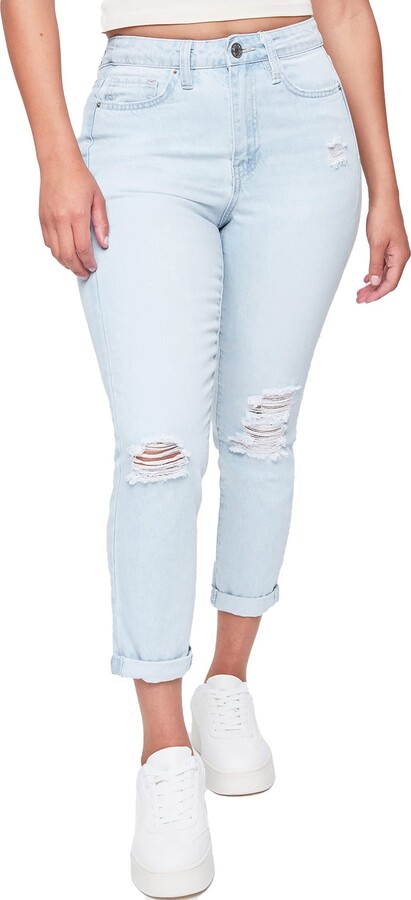 YMI Jeanswear Women's Drawstring Linen Shorts with Flap Patch