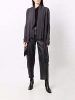 Thumbnail for your product : Rick Owens Draped Waterfall Cardigan