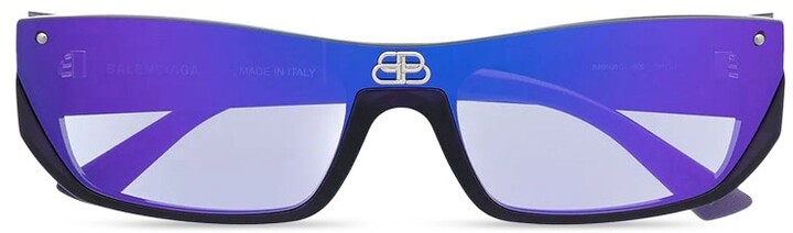 purple rectangle sunglasses