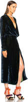 Thumbnail for your product : ATTICO Victoria 3 Velvet Robe Dress