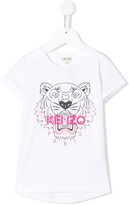 Thumbnail for your product : Kenzo Kids tiger print T-shirt
