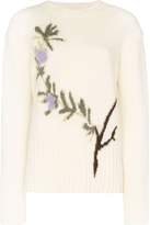 Thumbnail for your product : Jacquemus Romarin floral-intarsia jumper